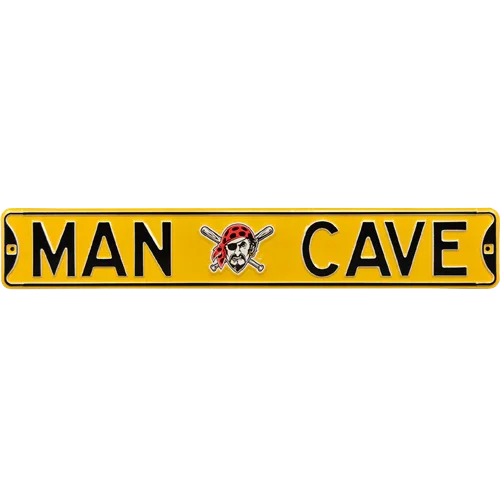 Pittsburgh Pirates "MAN CAVE" Authentic Street Sign