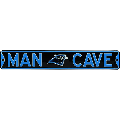 Carolina Panthers "MAN CAVE" Authentic Street Sign