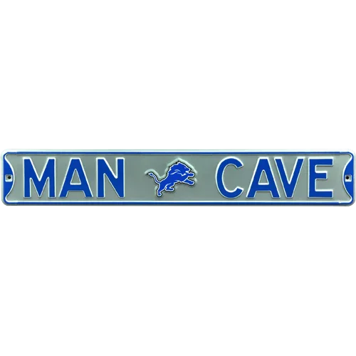 Detroit Lions "MAN CAVE" Authentic Street Sign