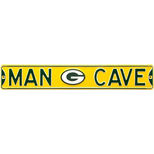 Green Bay Packers "MAN CAVE" Authentic Street Sign