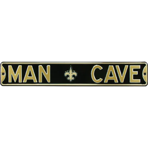 New Orleans Saints "MAN CAVE" Authentic Street Sign