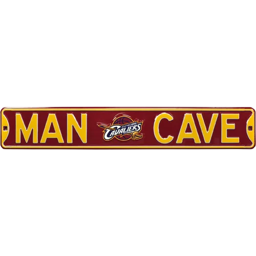 Cleveland Cavaliers "MAN CAVE" Authentic Street Sign