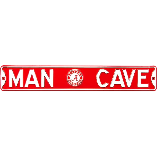 Alabama Crimson Tide "MAN CAVE" Authentic Street Sign