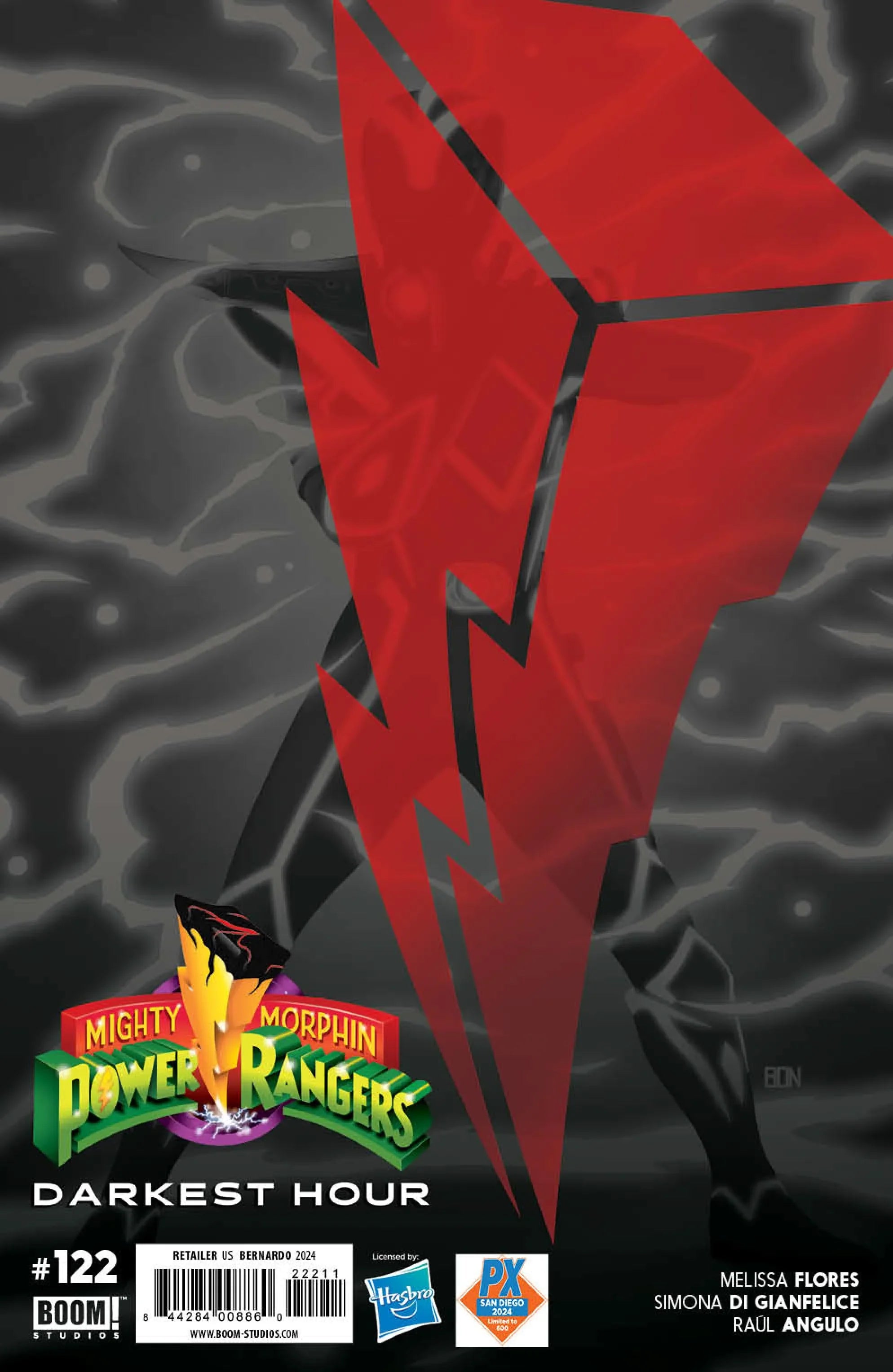 Mighty Morphin Power Rangers (2022) #122PX-B