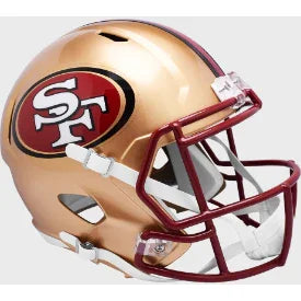 San Francisco 49ers Full Size 1996 to 2008 Speed Replica Throwback Helmet - NFL