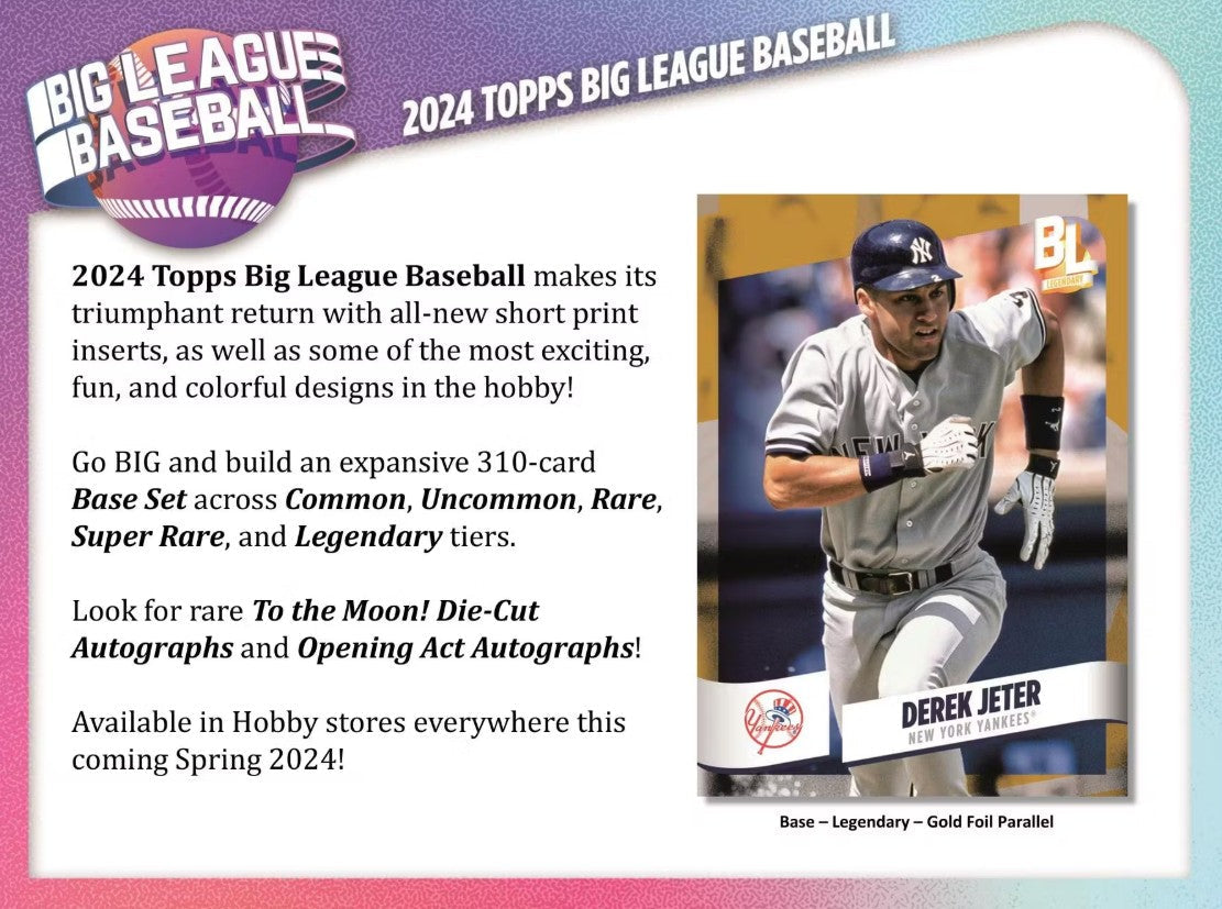 2024 Topps Big League Baseball Hobby Box