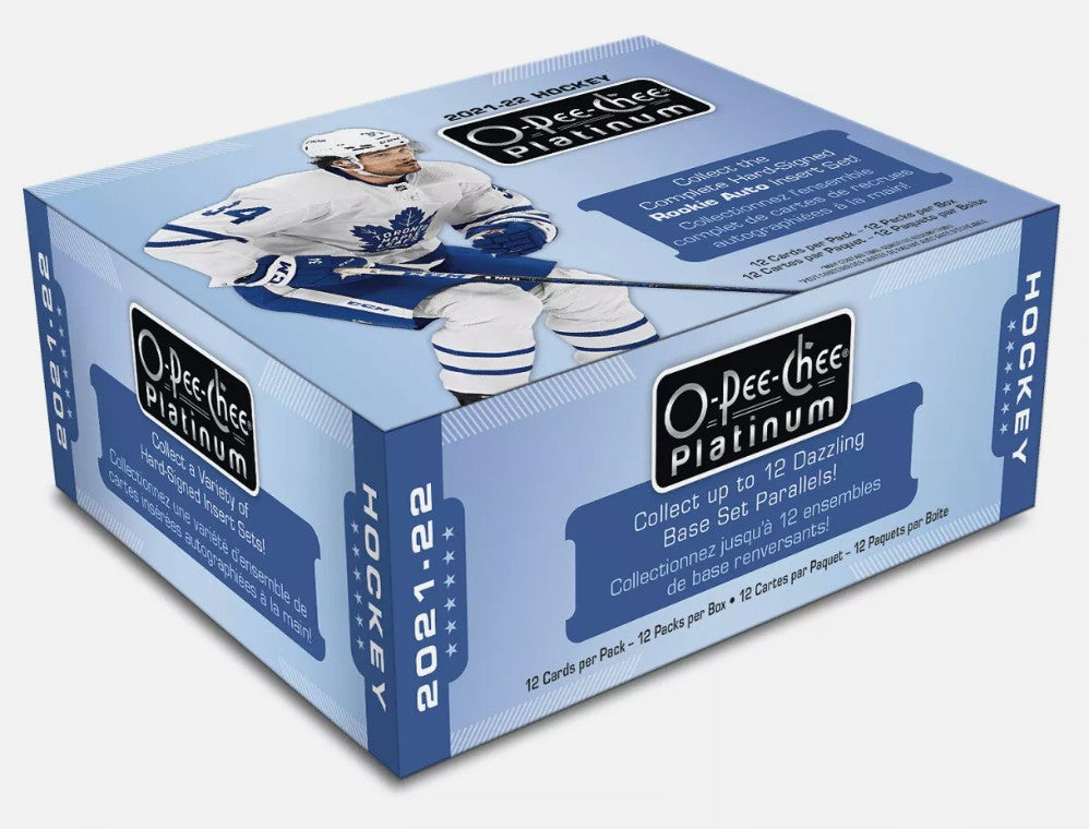 Upper Deck O-Pee-Chee Platinum 2021-22 Hockey Hobby Box