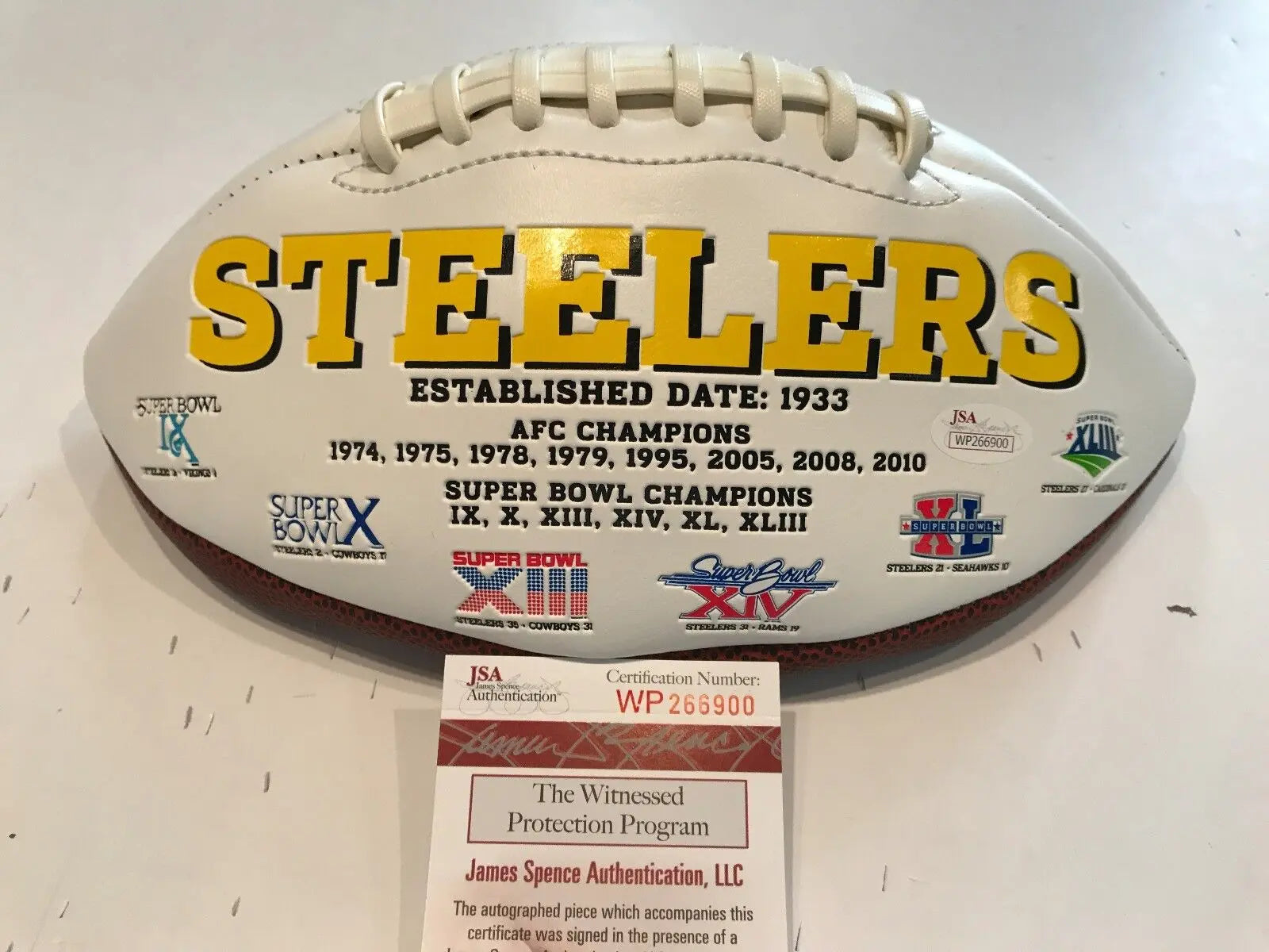 Stephon Tuitt Autographed Signed Pittsburgh Steelers Logo Football Jsa Coa