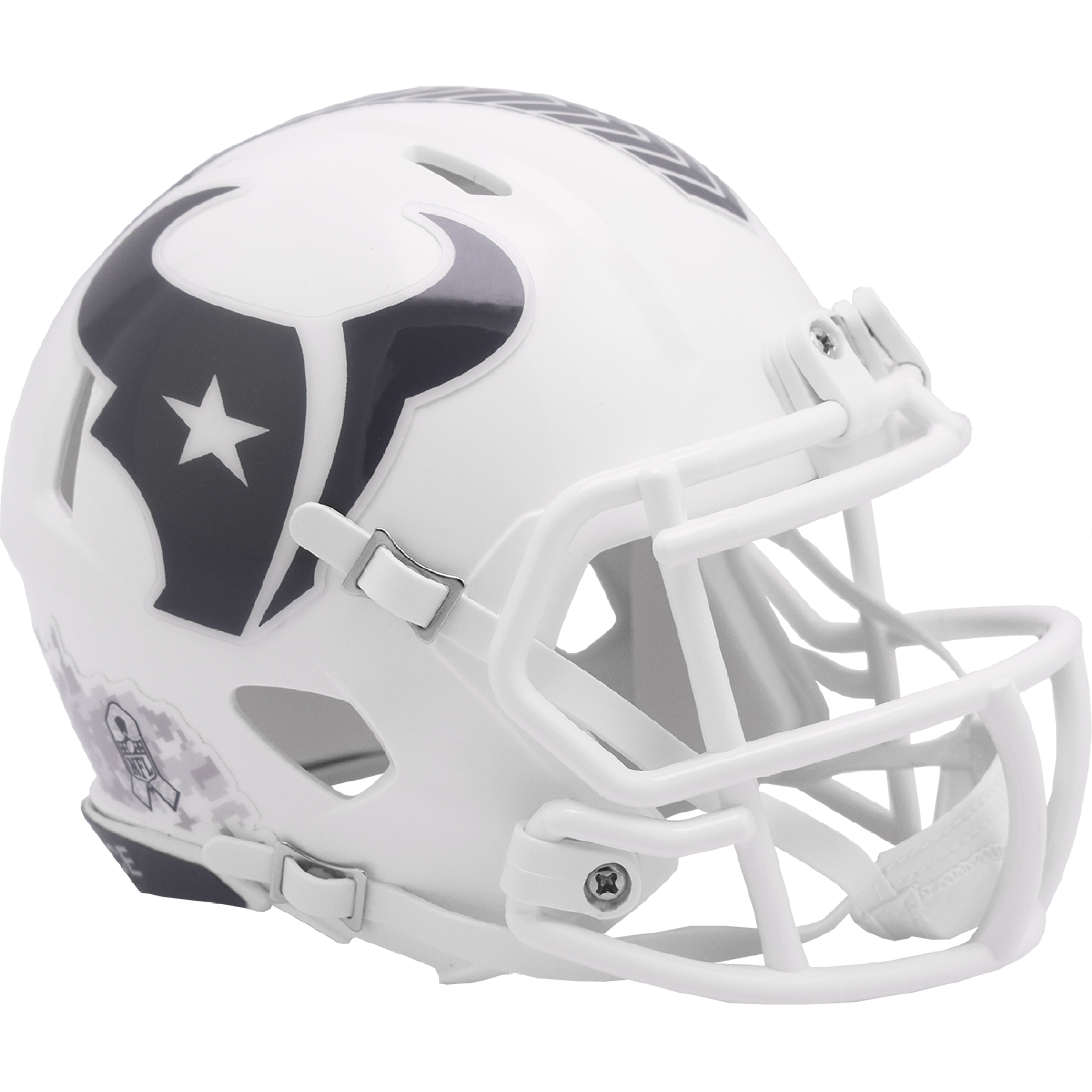 Houston Texans 2024 Salute to Service Riddell Speed Mini Football Helmet