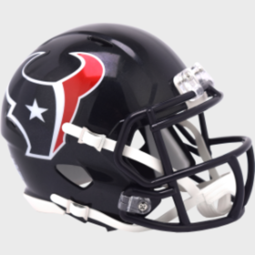 Houston Texans NFL Mini Speed Football Helmet 2024 Primary