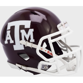 Texas A&M Aggies NCAA Mini Speed Football Helmet - NCAA
