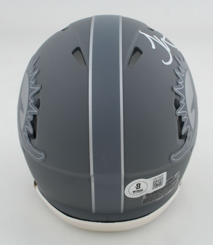 Tyreek Hill Autographed Miami Dolphins Riddell Slate Mini Helmet