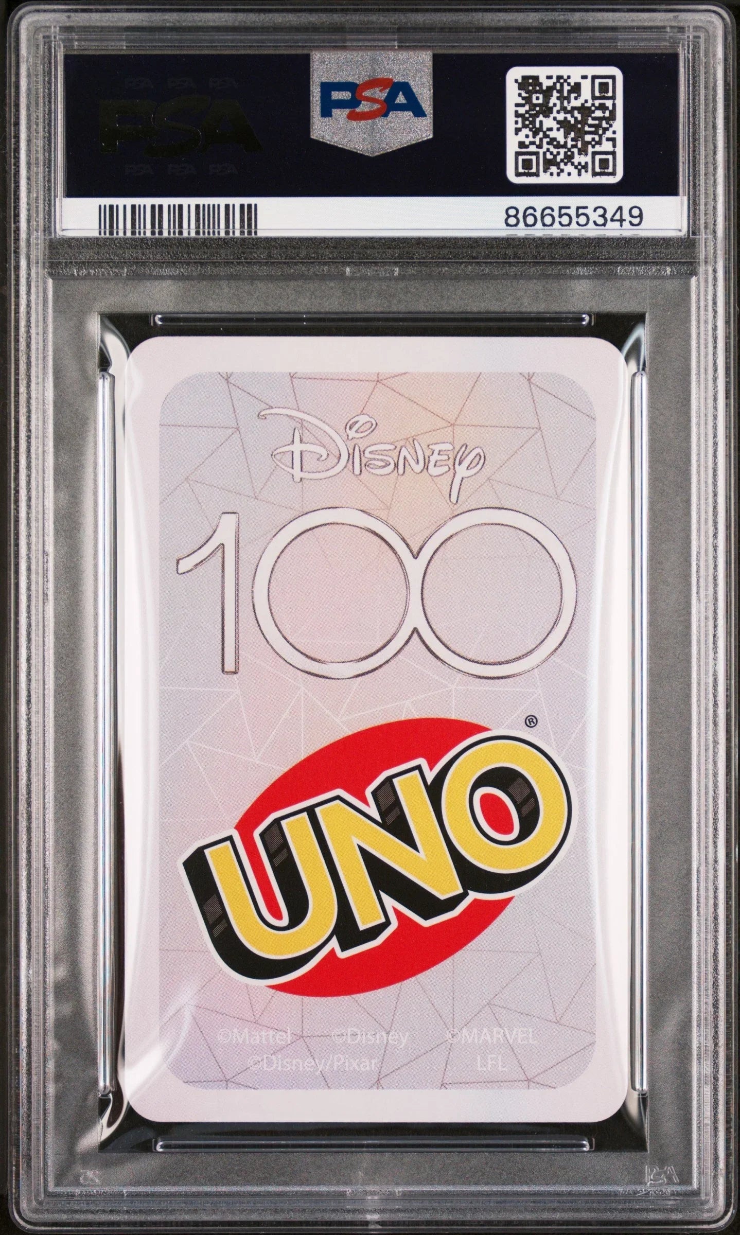 2023 UNO DISNEY 100 CRUELLA DE VIL GREEN DRAW 2 PSA 10