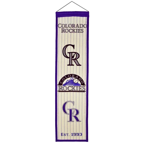 Colorado Rockies Logo Evolution Heritage Banner