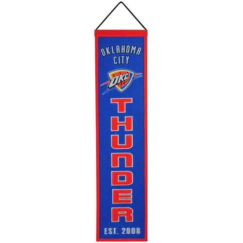 Oklahoma City Thunder Vertical Banner