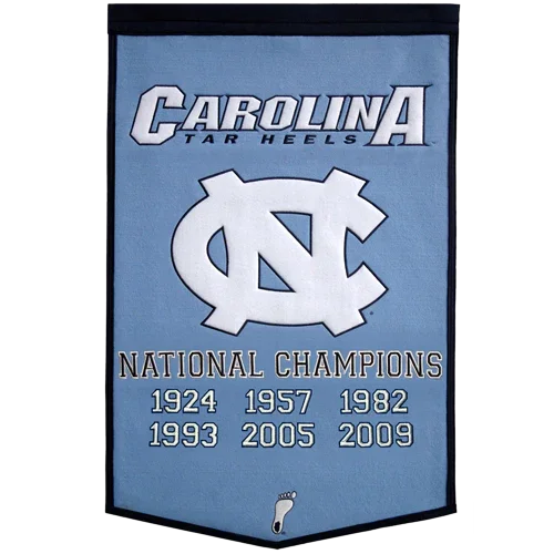 North Carolina Tar Heels Basketball Championship Dynasty Banner