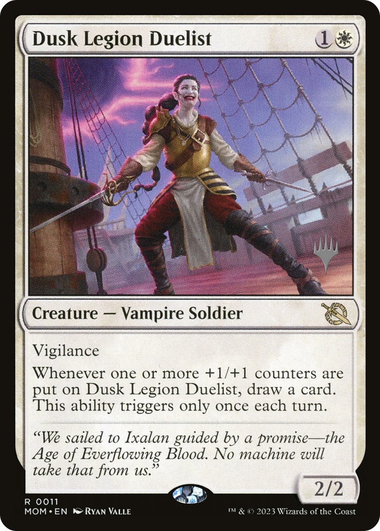 Dusk Legion Duelist (PPMOM-11P) - March of the Machine Promos Foil