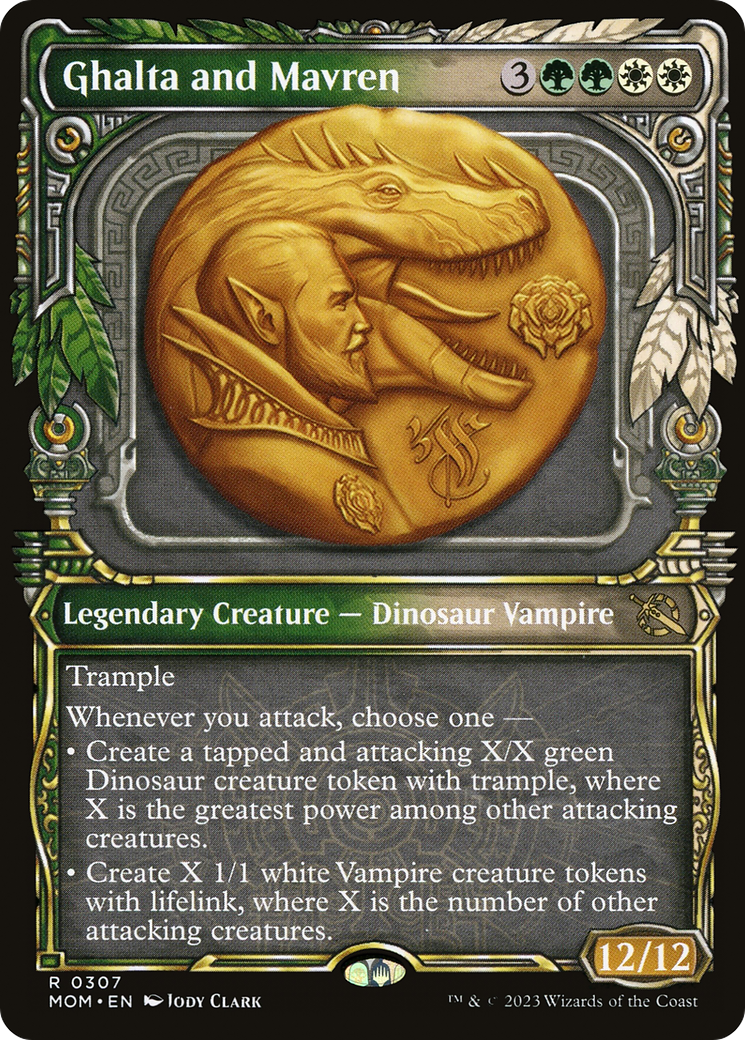 Ghalta and Mavren (MOM-307) - March of the Machine: (Showcase) Foil