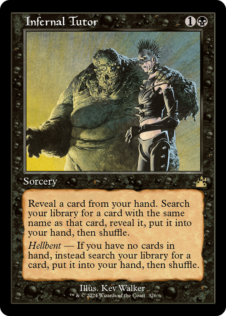 Infernal Tutor (RVR-326) - Ravnica Remastered Foil