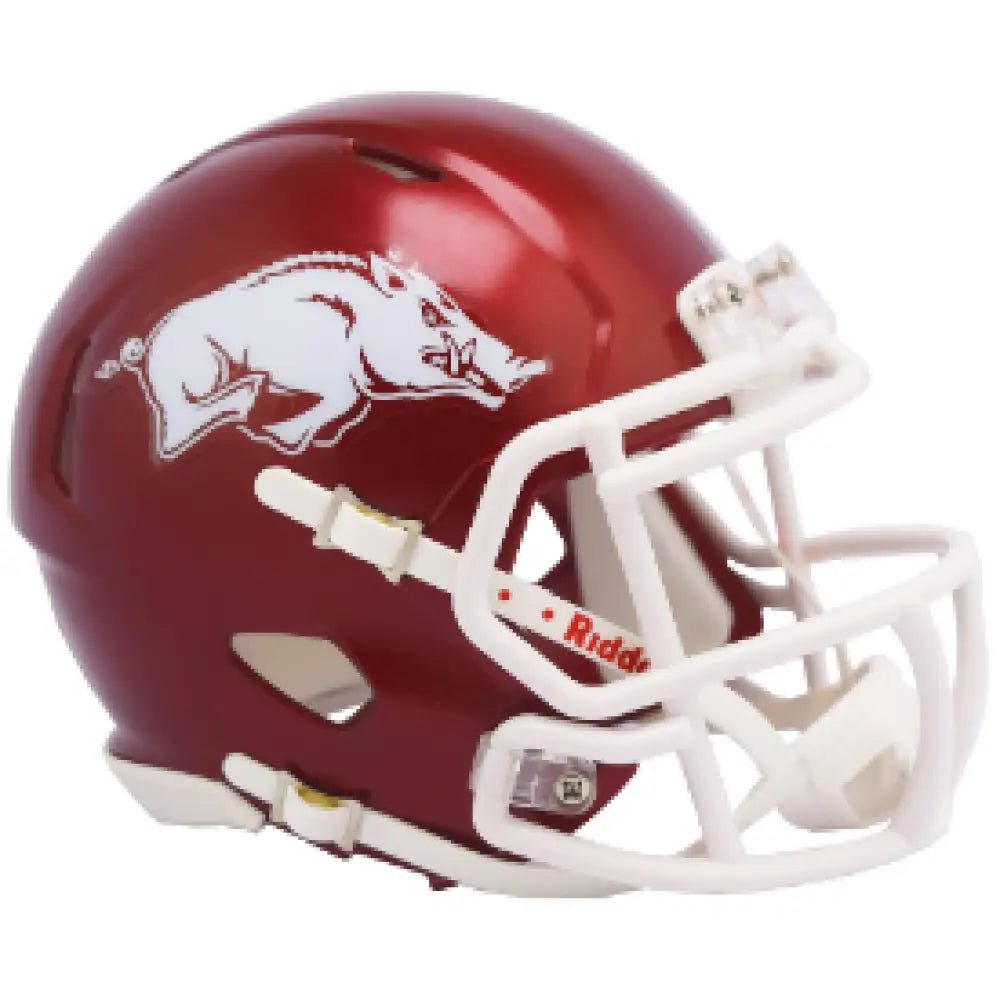 Arkansas Razorbacks NCAA Mini Speed Football Helmet- NCAA