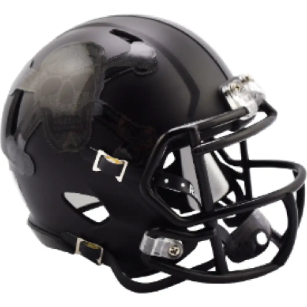 Army Black Knights NCAA Mini Speed Football Helmet Skull and Crossbones - NCAA