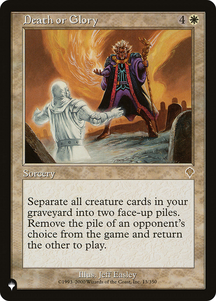 Death or Glory (LIST-INV-13) - The List