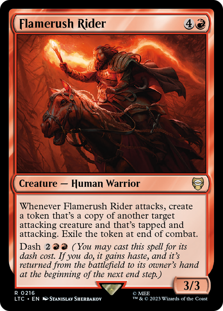 Flamerush Rider (LTC-216) - Tales of Middle-earth Commander