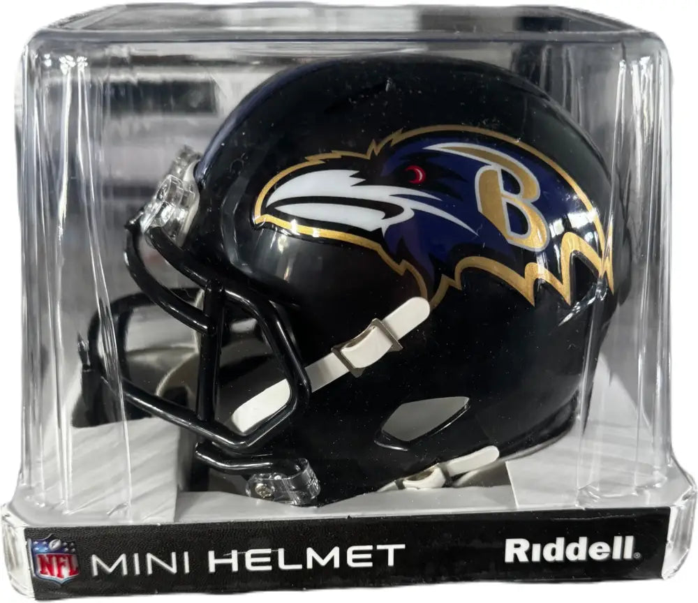 Baltimore Ravens NFL. Mini Speed Football Helmet