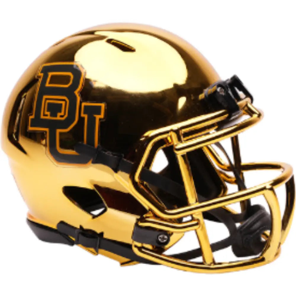 Baylor Bears NCAA Mini Speed Football Helmet Chrome NCAA