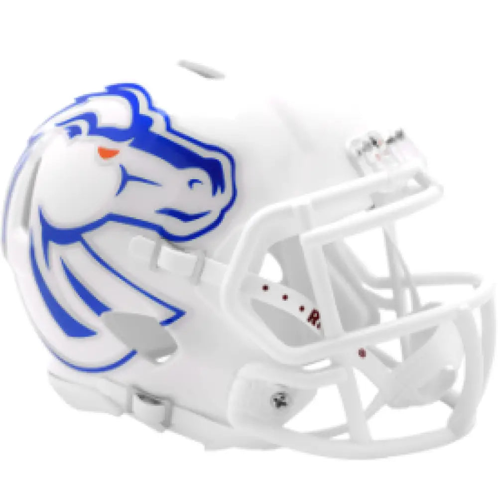 Boise State Broncos NCAA Mini Speed Football Helmet White - NCAA