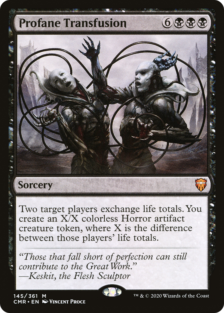 Profane Transfusion (CMR-145) - Commander Legends