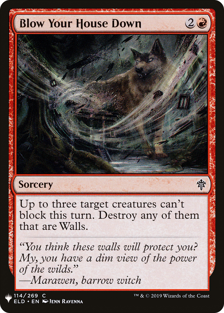 Blow Your House Down (LIST-ELD-114) - The List