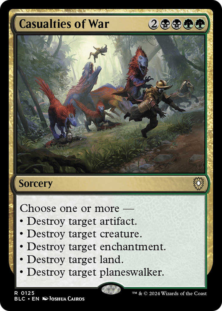 Casualties of War (BLC-125) - Bloomburrow Commander