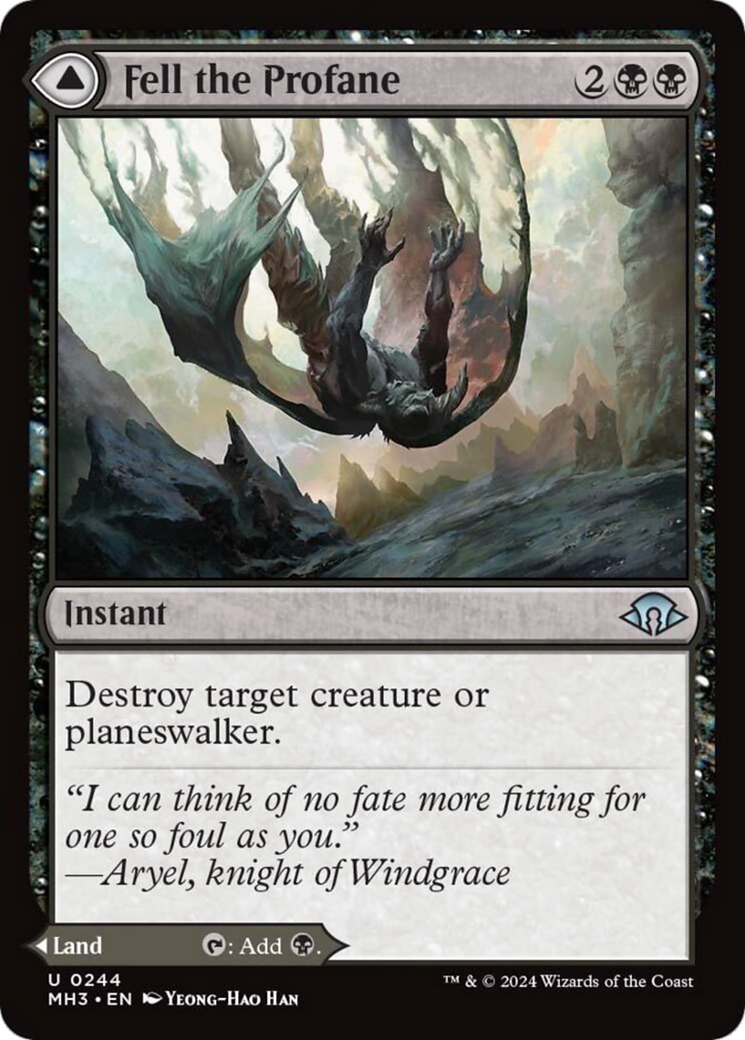 Fell the Profane (MH3-244) - Modern Horizons 3