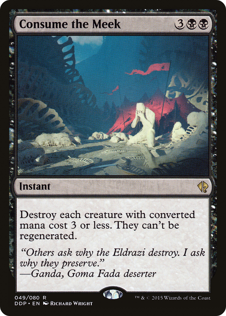 Consume the Meek (DDP-049) - Duel Decks: Zendikar vs. Eldrazi