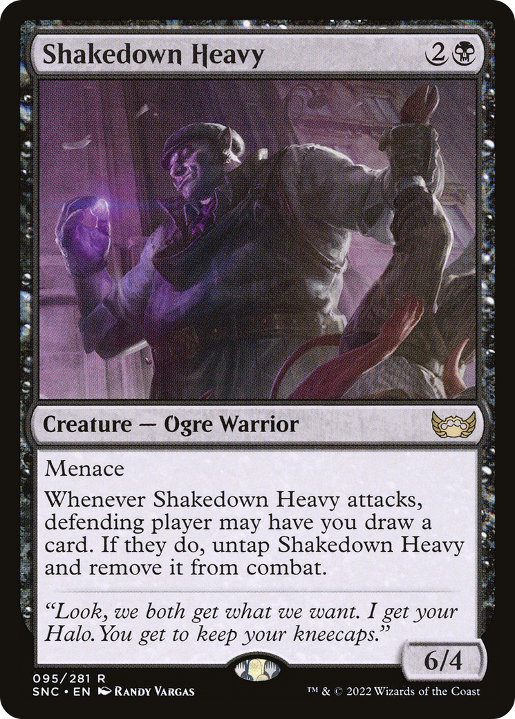 Shakedown Heavy (SNC-095) - Streets of New Capenna Foil