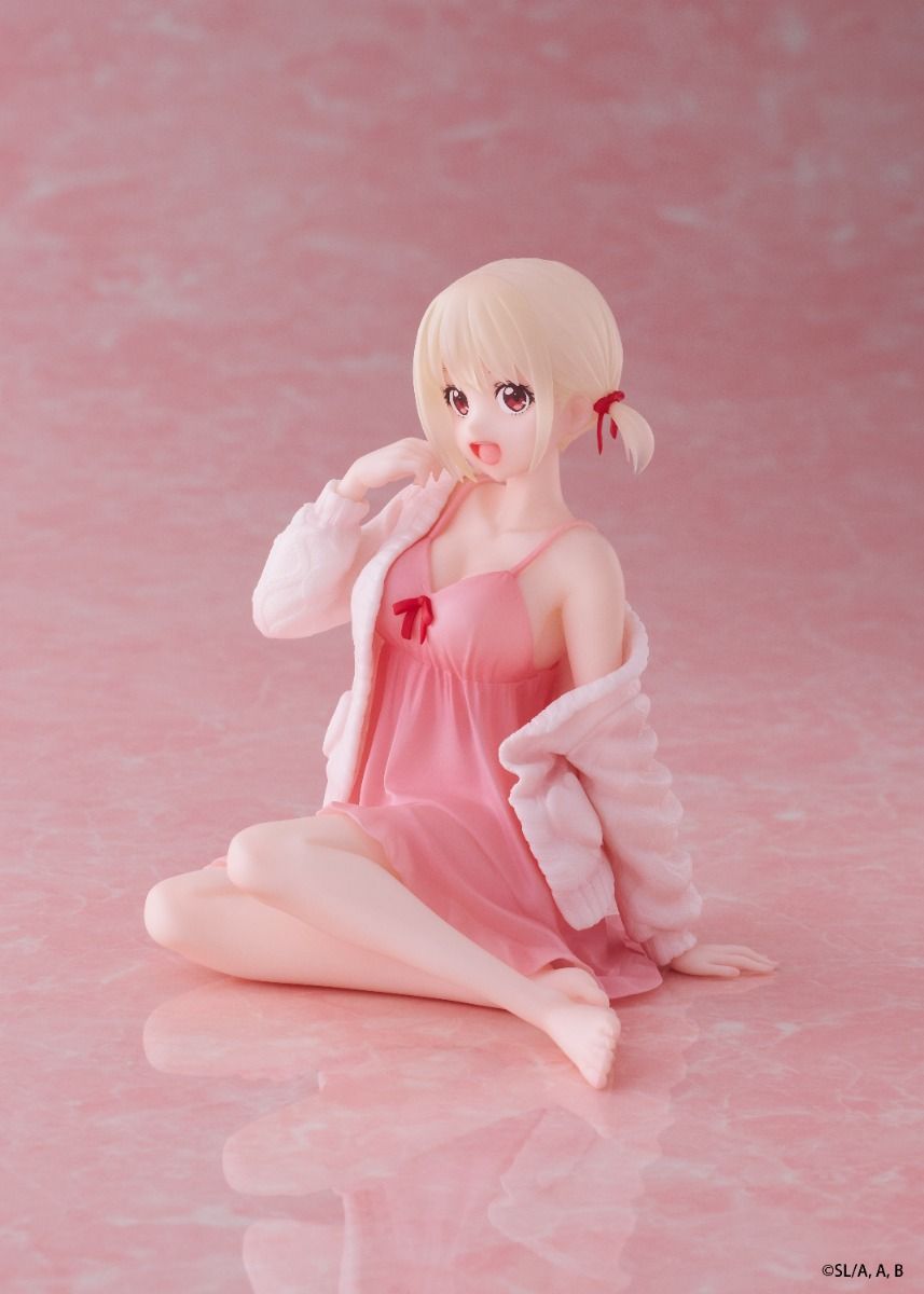 Lycoris Recoil Chisato Nishikigi Roomwear Ver. Desktop Cute Figure - Taito Premium Collectible