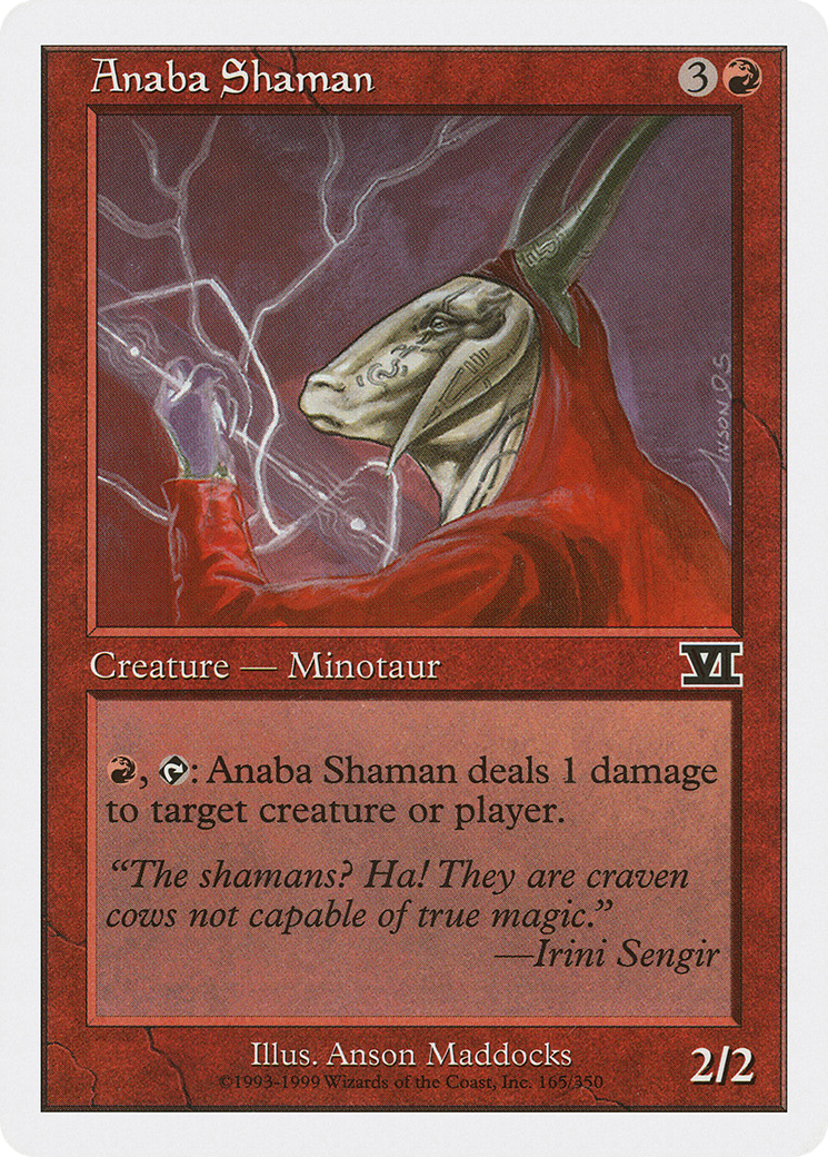 Anaba Shaman (6ED-165) - Classic Sixth Edition