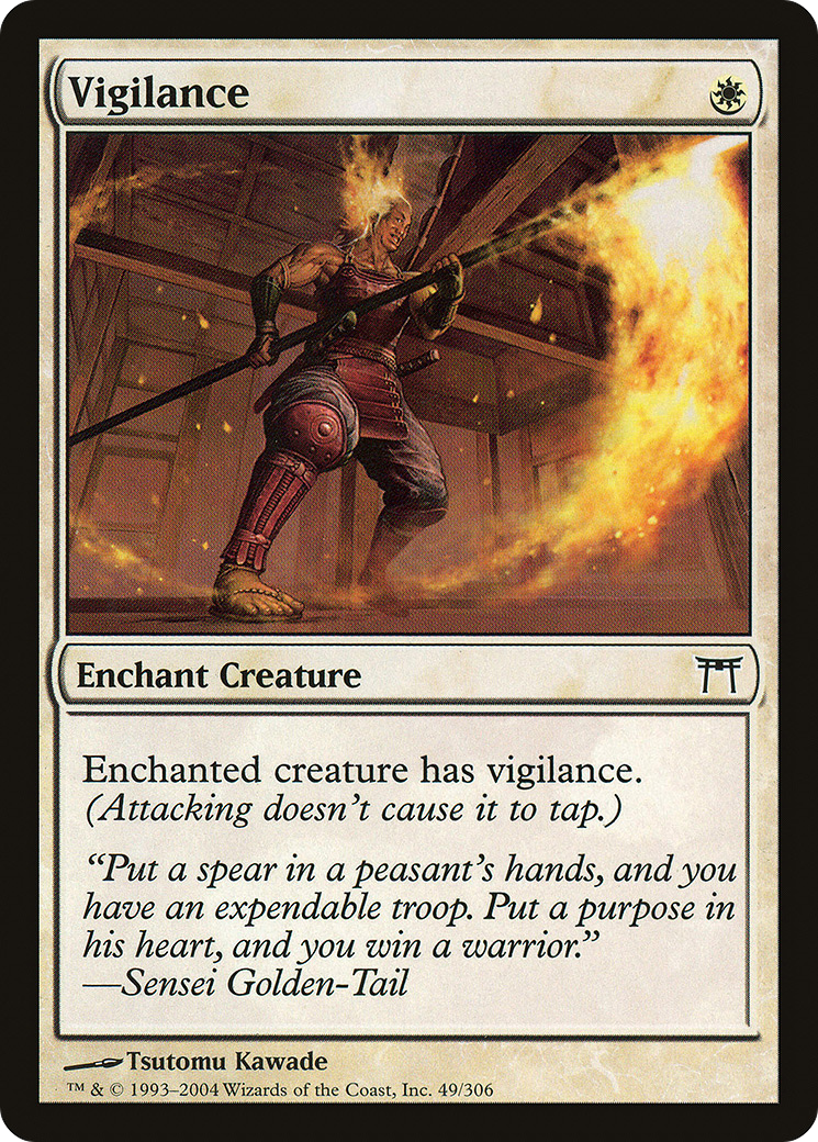 Vigilance (CHK-049) - Champions of Kamigawa Foil