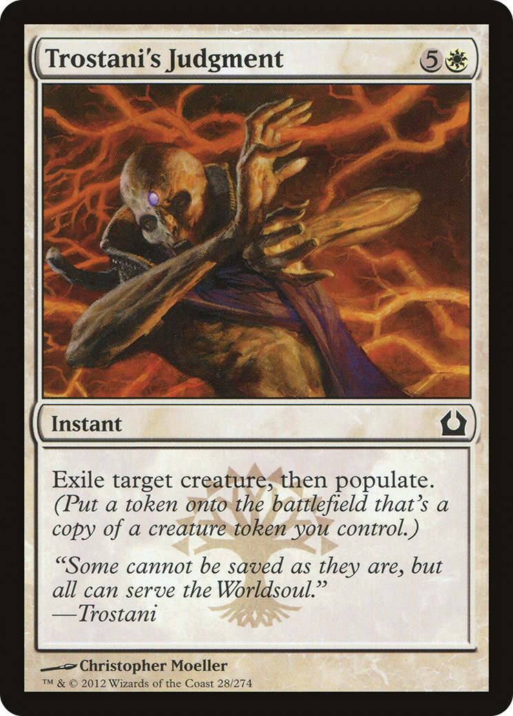 Trostani's Judgment (RTR-028) - Return to Ravnica