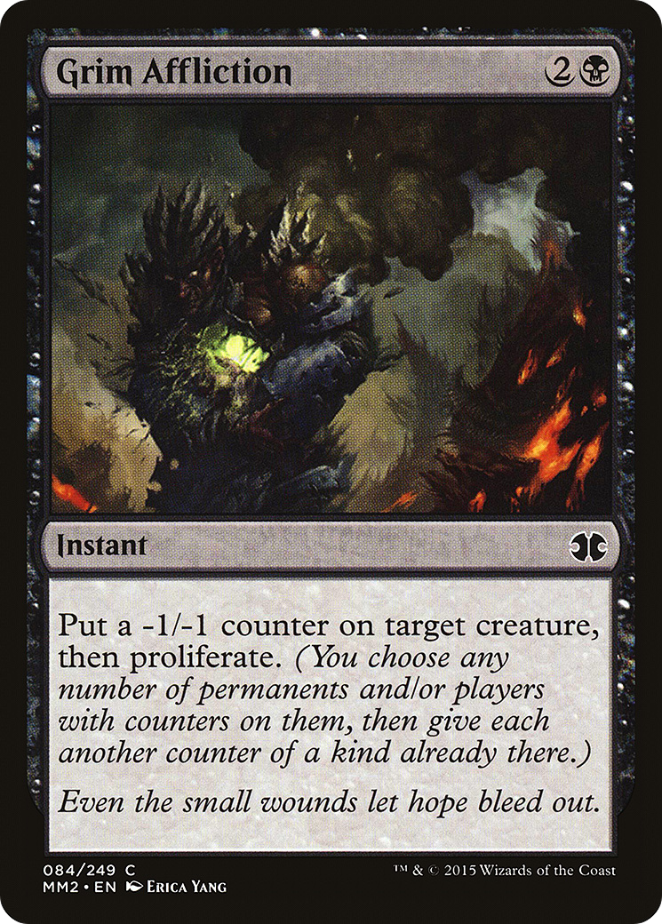 Grim Affliction (MM2-084) - Modern Masters 2015