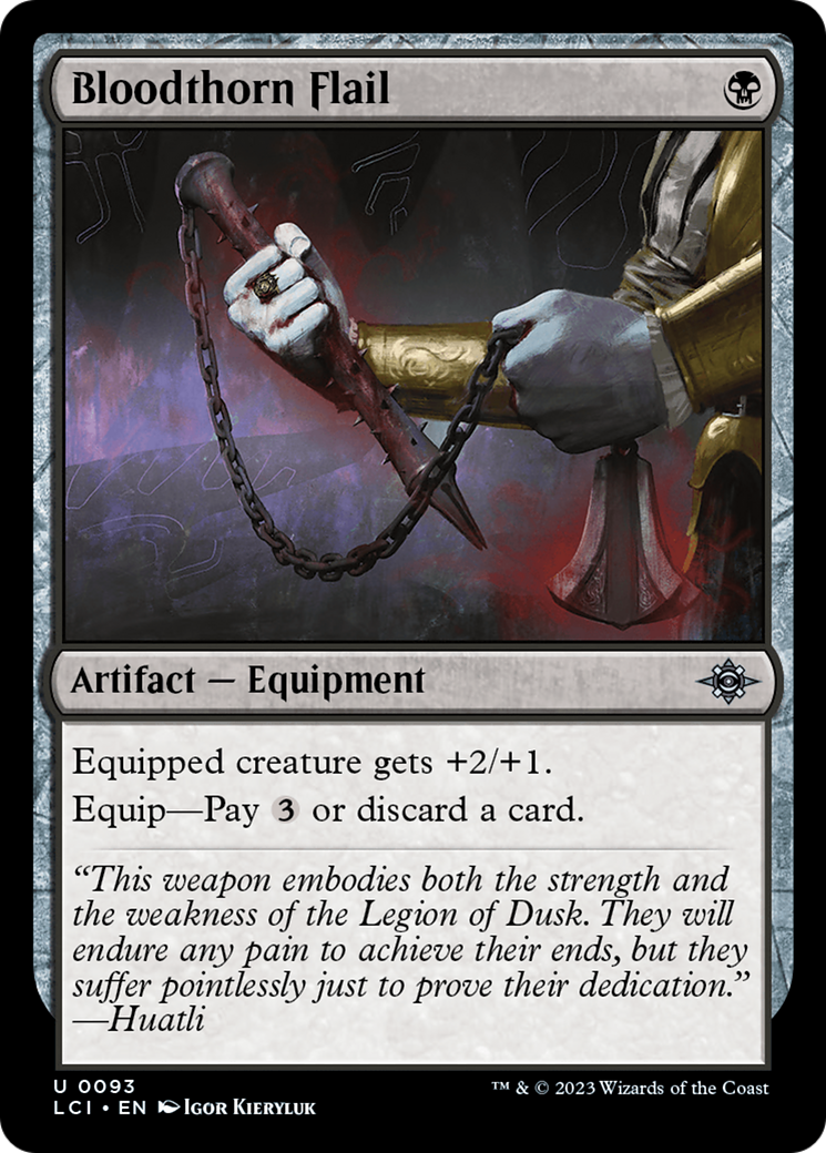 Bloodthorn Flail (LCI-093) - The Lost Caverns of Ixalan Foil