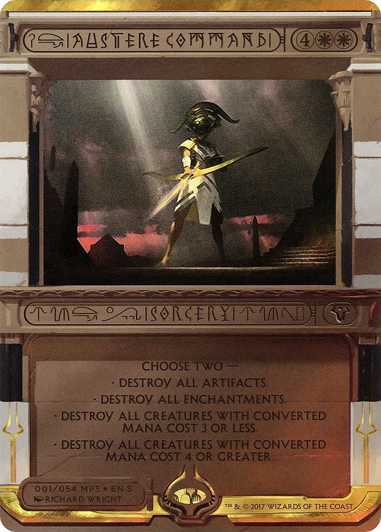 Austere Command (MPS2-001) - Amonkhet Invocations (Borderless) Foil