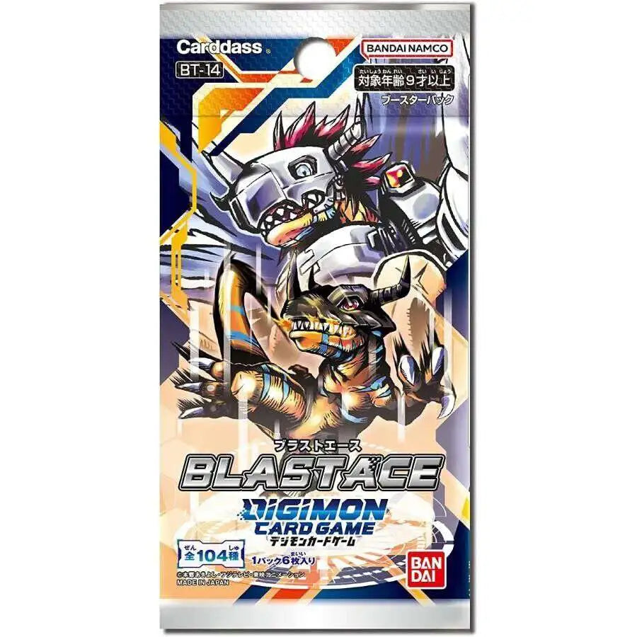 Digimon Card Game Blast Ace Booster Pack - Official Bandai TCG