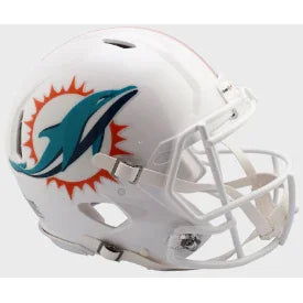 Miami Dolphins Full Size Authentic Speed Football Helmet - NFL