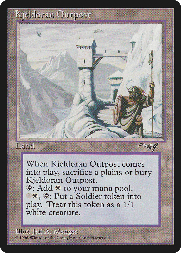 Kjeldoran Outpost (ALL-184) - Alliances