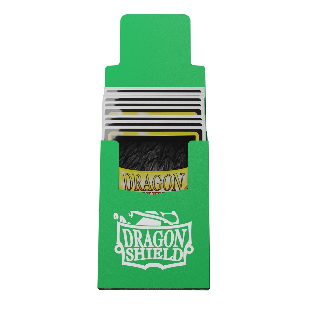 Dragon Shield: Cube Shell Display - Green