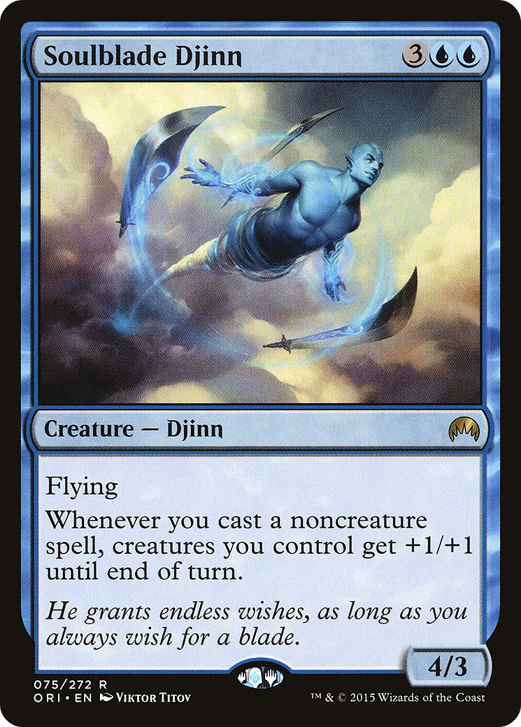 Soulblade Djinn (ORI-075) - Magic Origins