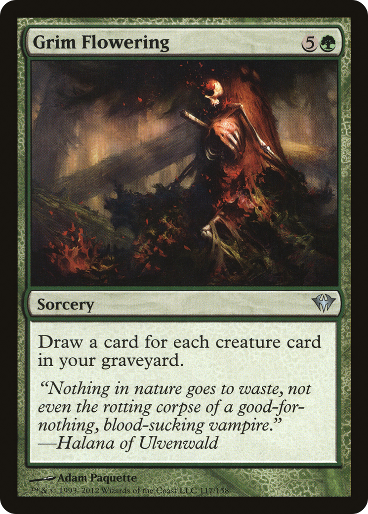 Grim Flowering (DKA-117) - Dark Ascension