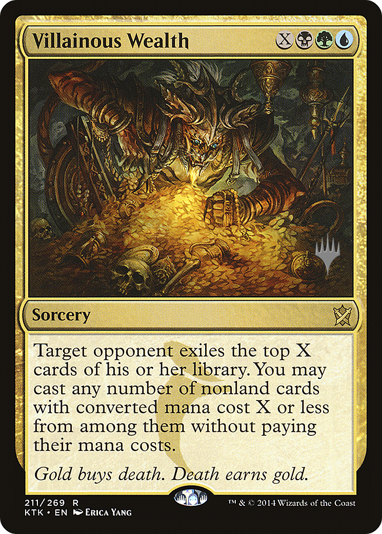 Villainous Wealth (PPIKO-211P) - Khans of Tarkir Promos